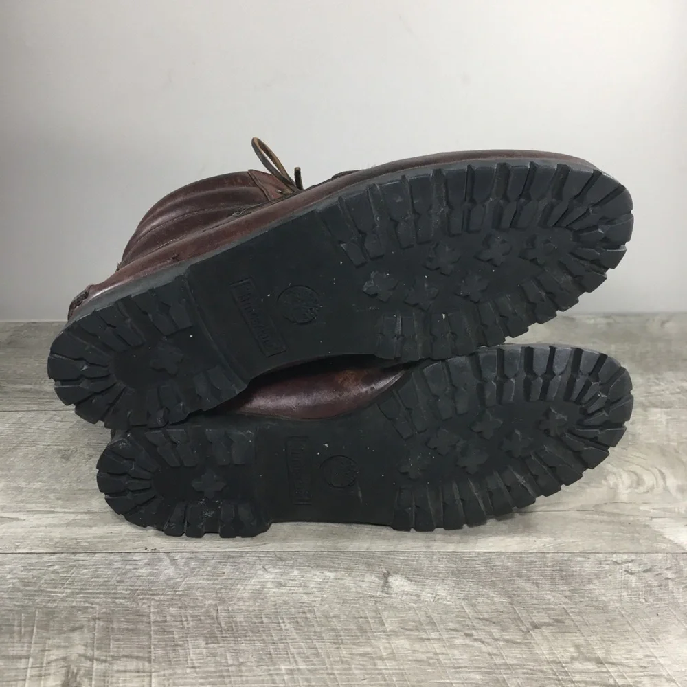 Timberland Chukka Gore-Tex Brown Leather Men’s Moc Toe Rugged Boots Size 11.5
